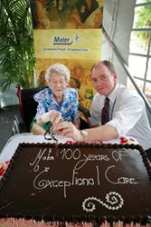 04 January 2006   – Mater celebrated 100 years of exceptional of care with a special ceremony to mark the opening of the first Mater hospital in Brisbane