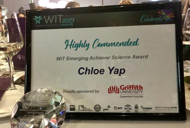 Wit awards 2021 Chloe Yap award