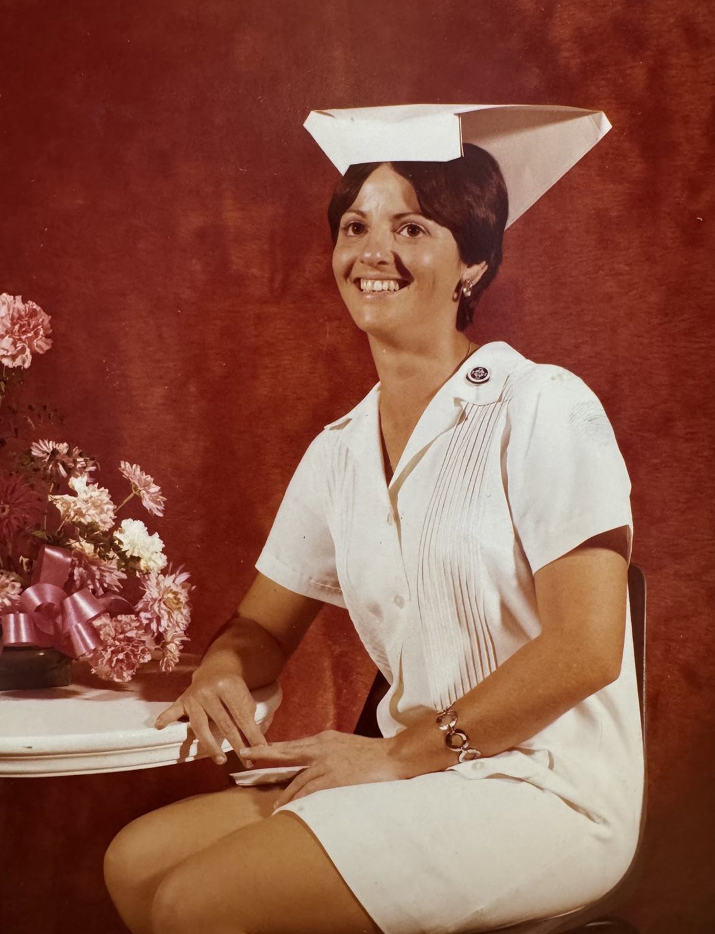 Nurse Janet Ezzy graduation photo
