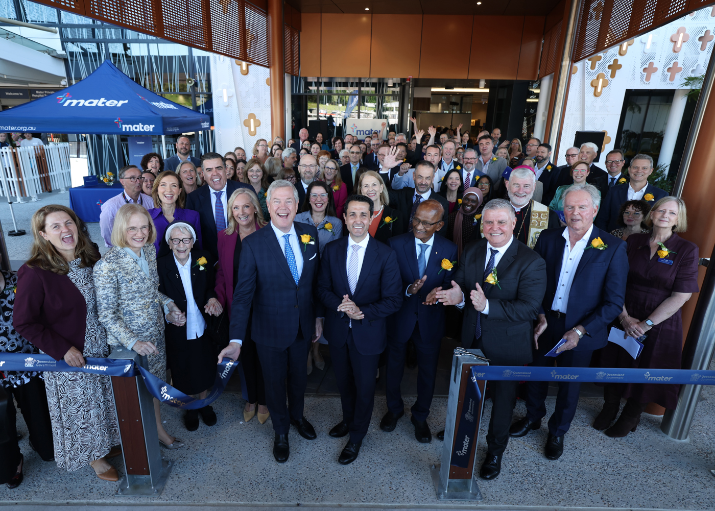 Guests attend the official opening of Mater Hospital Springfield.