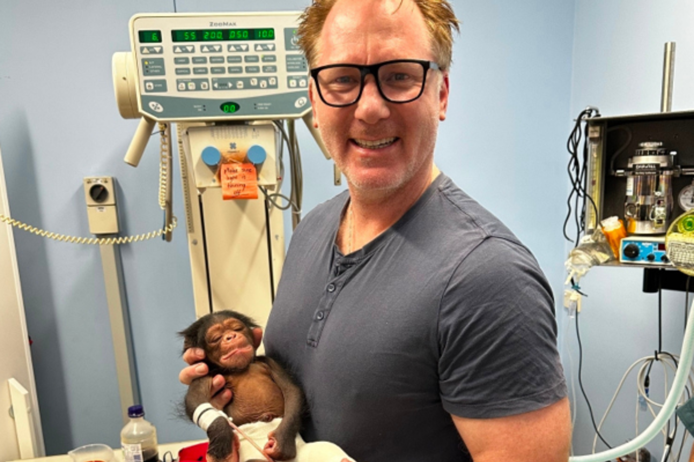 Dr Wheatley with baby Cassie.