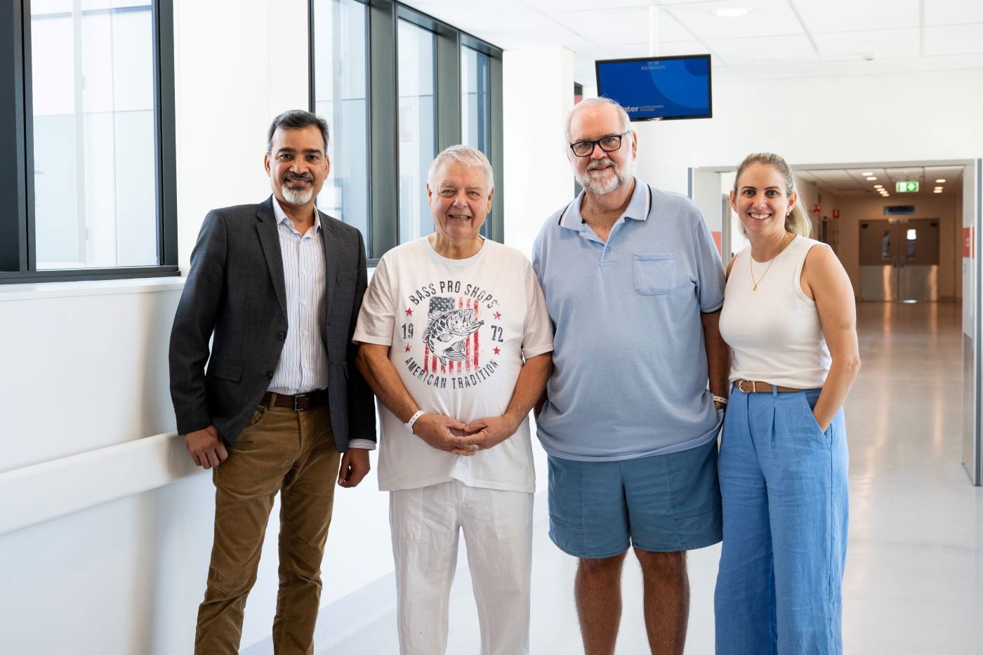 Dr Yadav and Patients Barry and Bryan