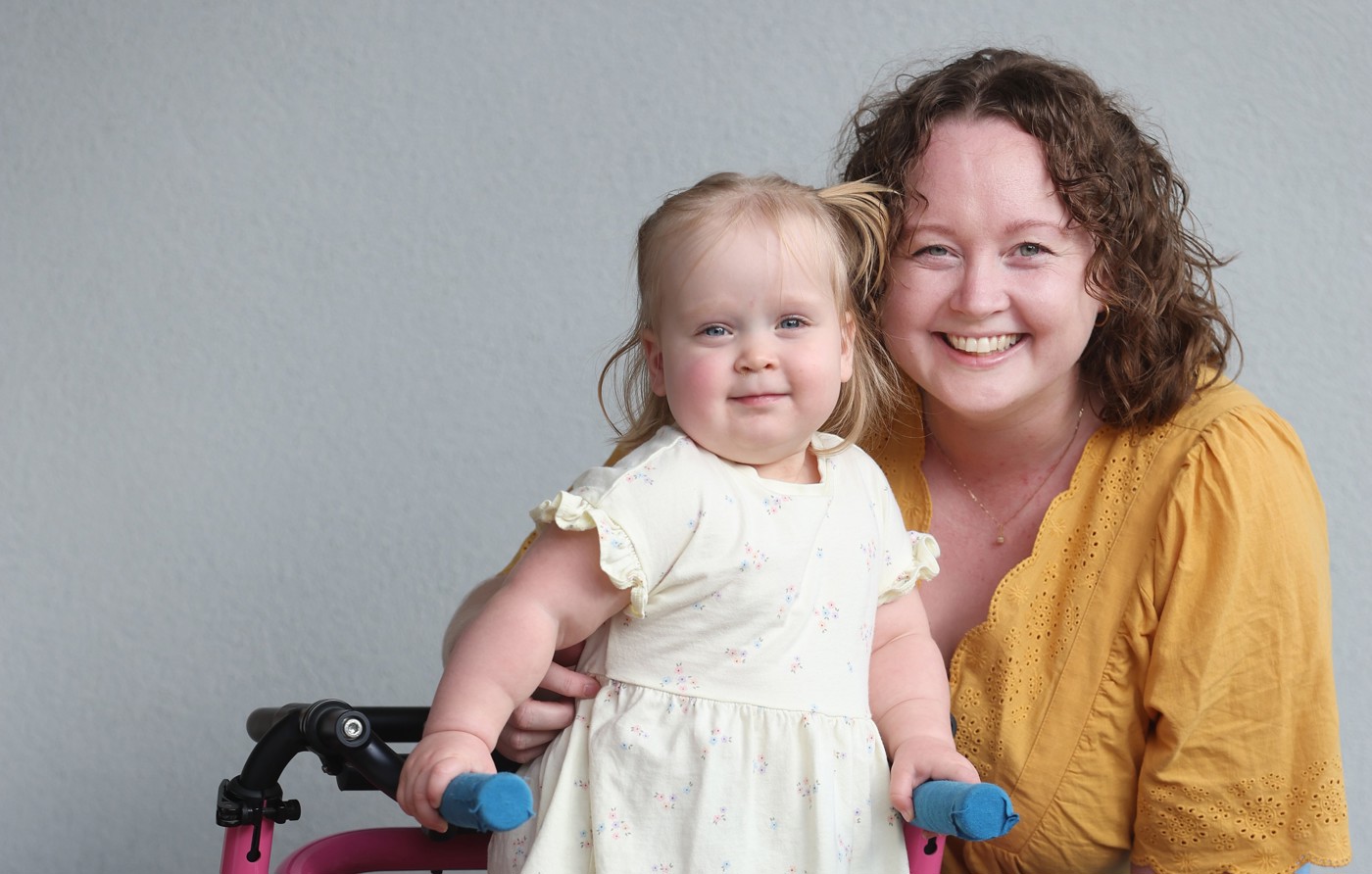 Spina Bifida toddler Lucinda
