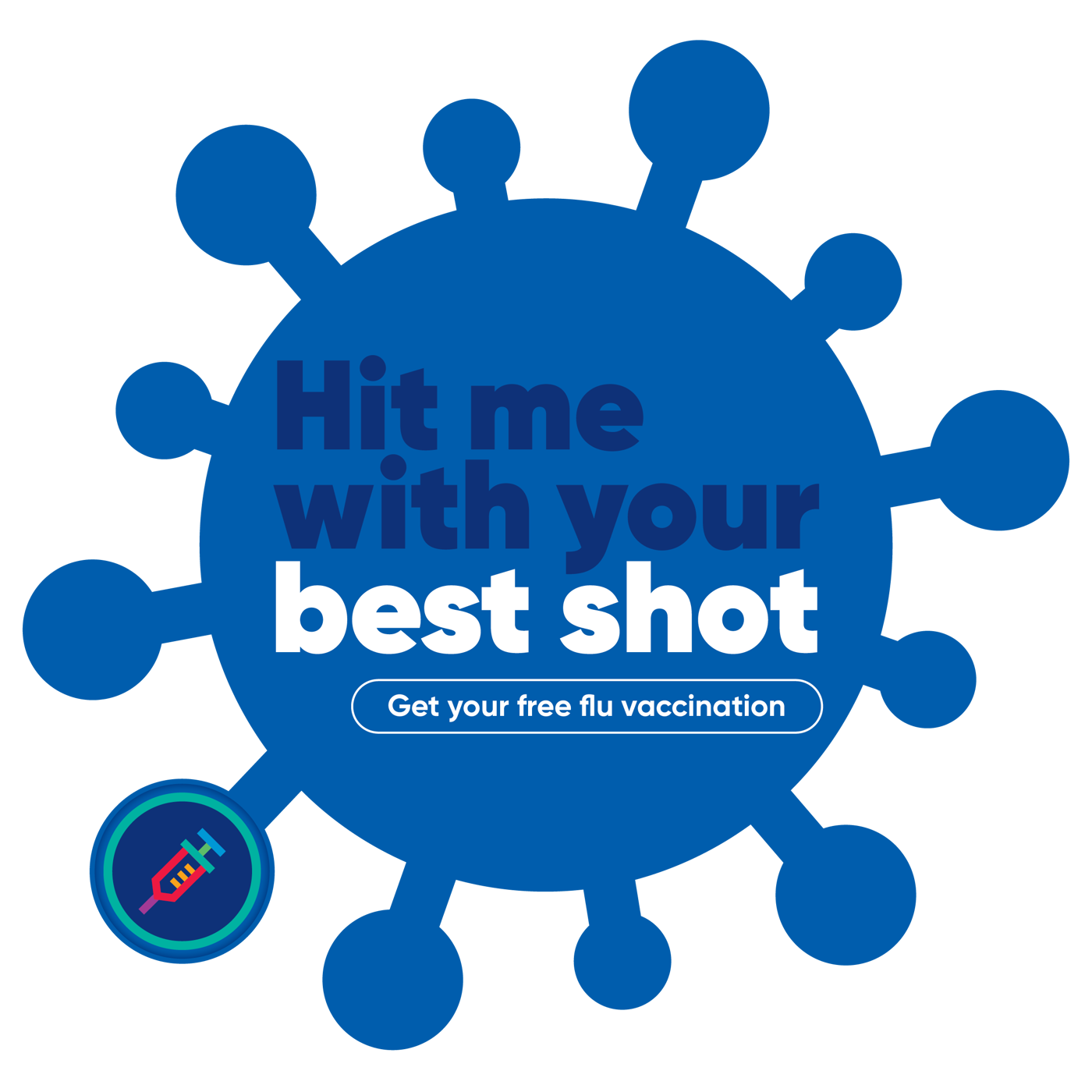 flu vaccination logo