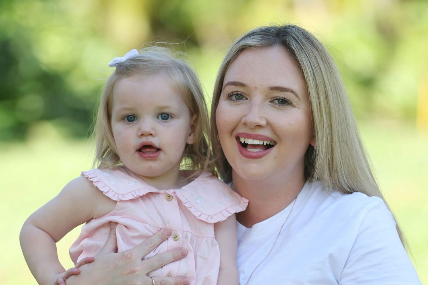 Shauna O'Neill with daughter Layla